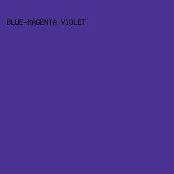 4b3191 - Blue-Magenta Violet color image preview