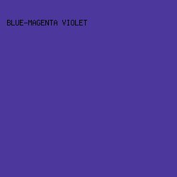 4c389c - Blue-Magenta Violet color image preview