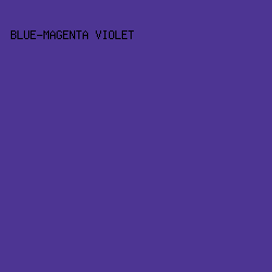 4d3593 - Blue-Magenta Violet color image preview