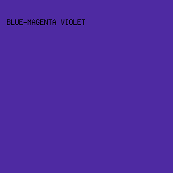 4e2aa2 - Blue-Magenta Violet color image preview