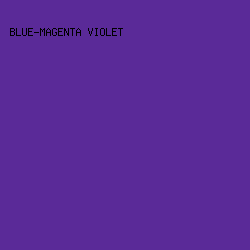 5A2A98 - Blue-Magenta Violet color image preview