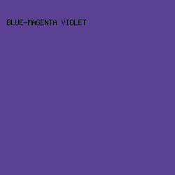 5B4193 - Blue-Magenta Violet color image preview