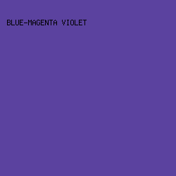 5B429F - Blue-Magenta Violet color image preview