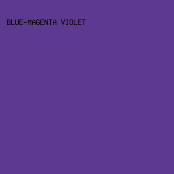 5E3990 - Blue-Magenta Violet color image preview