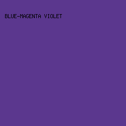 5b378e - Blue-Magenta Violet color image preview