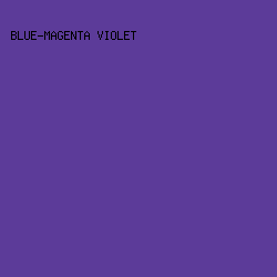 5c3b99 - Blue-Magenta Violet color image preview