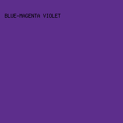 5d2e8c - Blue-Magenta Violet color image preview