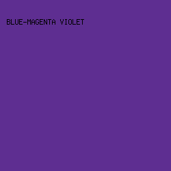 5e2e91 - Blue-Magenta Violet color image preview