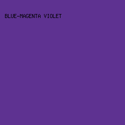 5e3291 - Blue-Magenta Violet color image preview