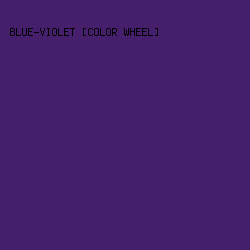 451f6c - Blue-Violet [Color Wheel] color image preview
