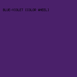 4A206A - Blue-Violet [Color Wheel] color image preview