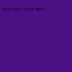 4B1084 - Blue-Violet [Color Wheel] color image preview