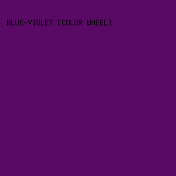 590a65 - Blue-Violet [Color Wheel] color image preview