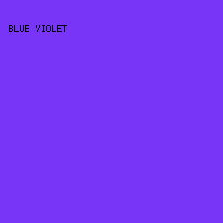 7834F7 - Blue-Violet color image preview