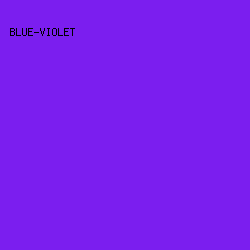 7B1EEF - Blue-Violet color image preview