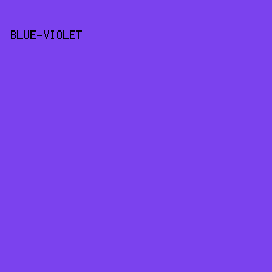 7B42EE - Blue-Violet color image preview