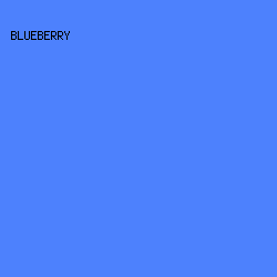 4D81FD - Blueberry color image preview