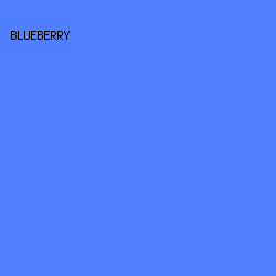 4F7EFF - Blueberry color image preview