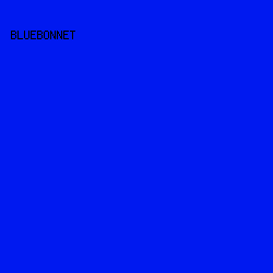 0019f0 - Bluebonnet color image preview