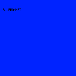 0023ff - Bluebonnet color image preview