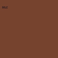 75432E - Bole color image preview