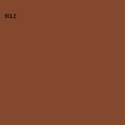 84482F - Bole color image preview