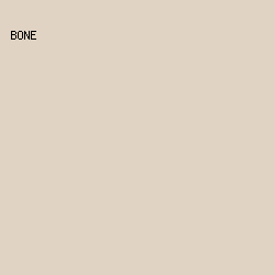 E0D3C3 - Bone color image preview
