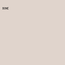 E0D4CC - Bone color image preview