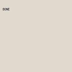 E0D9CE - Bone color image preview