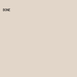 E2D6C9 - Bone color image preview