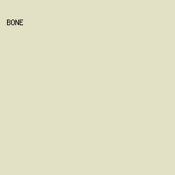 E2E0C5 - Bone color image preview