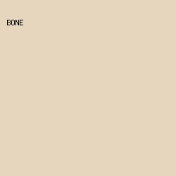 E7D6BE - Bone color image preview