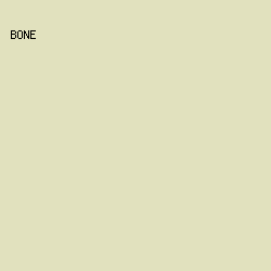 e1e1be - Bone color image preview