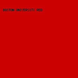 CA0001 - Boston University Red color image preview