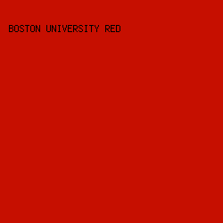 c60f00 - Boston University Red color image preview