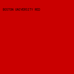 ca0000 - Boston University Red color image preview
