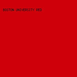 cf0009 - Boston University Red color image preview