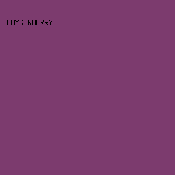 7C3B6E - Boysenberry color image preview