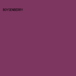 7D3660 - Boysenberry color image preview