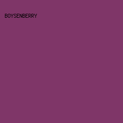 7f3668 - Boysenberry color image preview