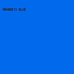 0069EC - Brandeis Blue color image preview