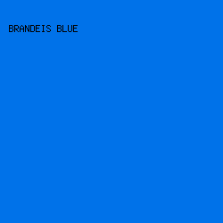 0072E9 - Brandeis Blue color image preview
