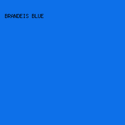 0d70e9 - Brandeis Blue color image preview