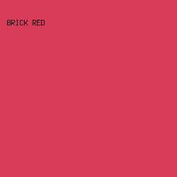 D93C59 - Brick Red color image preview