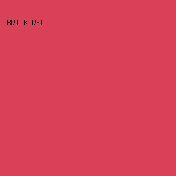 DA4158 - Brick Red color image preview