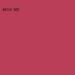 bb3e59 - Brick Red color image preview