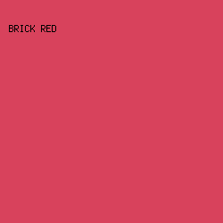d8425c - Brick Red color image preview