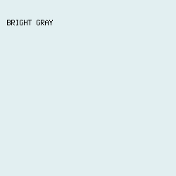 E2EFF1 - Bright Gray color image preview