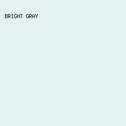 E3F1F0 - Bright Gray color image preview