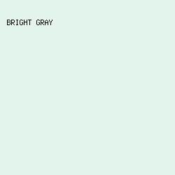 E3F4EC - Bright Gray color image preview